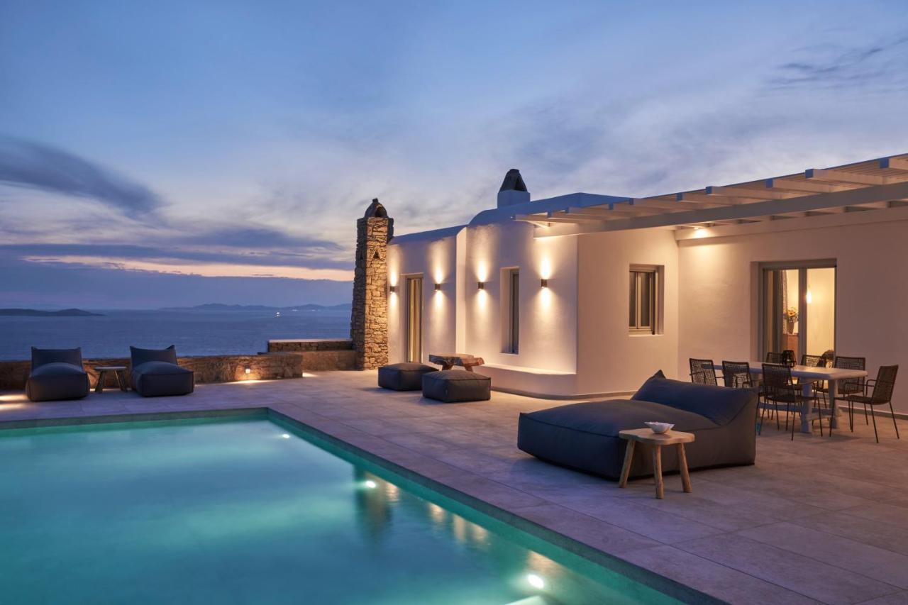 Annez Villa With Private Pool Panoramic Sea View Mykonos Town Exteriér fotografie