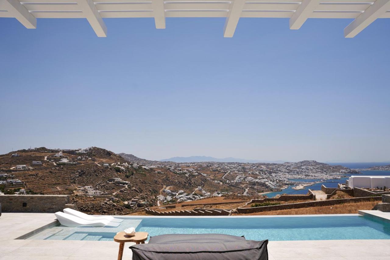 Annez Villa With Private Pool Panoramic Sea View Mykonos Town Exteriér fotografie