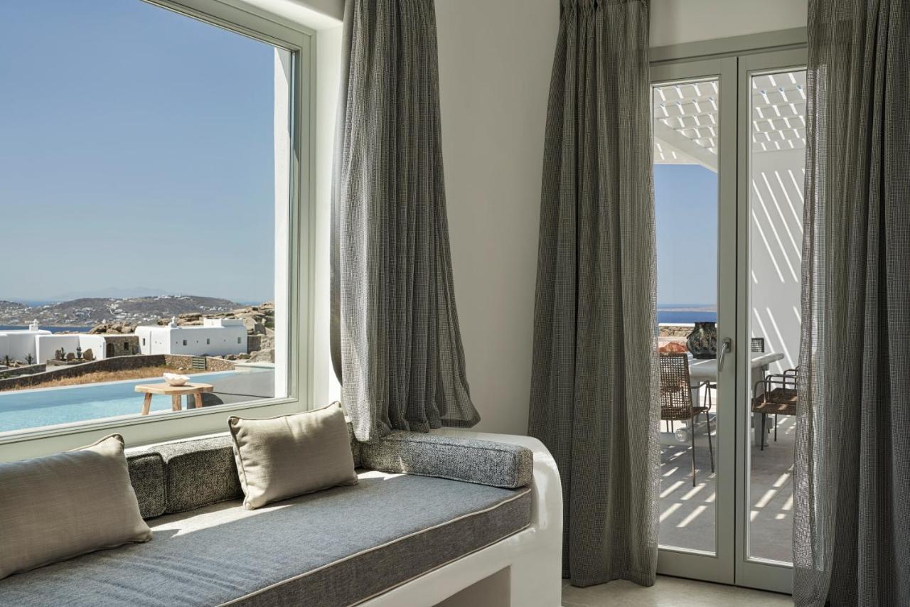 Annez Villa With Private Pool Panoramic Sea View Mykonos Town Exteriér fotografie