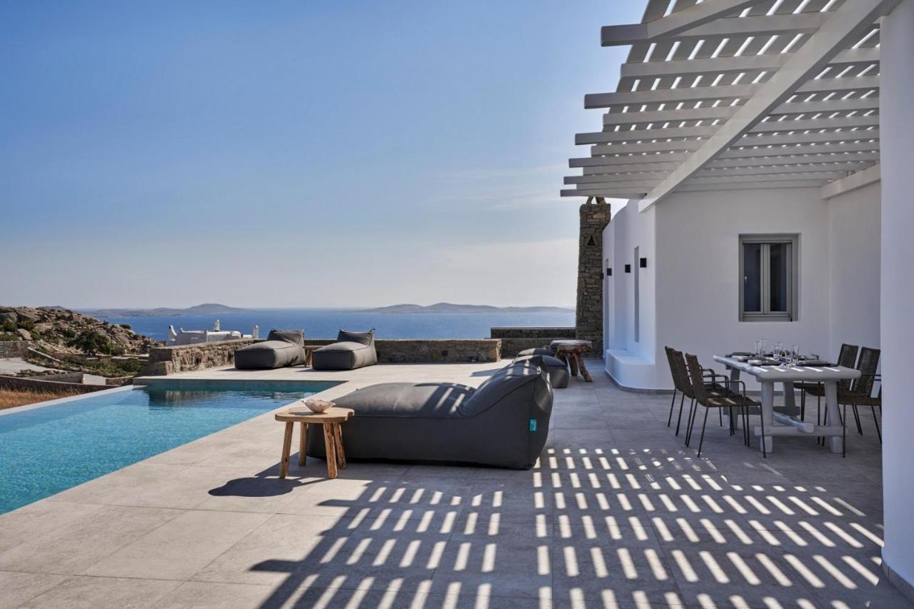 Annez Villa With Private Pool Panoramic Sea View Mykonos Town Exteriér fotografie